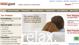 HVAC Giant Website Thumbnail