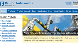 Ralston Instruments Website Thumbnail